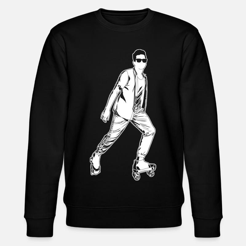 Rollschuhläufer - Stanley/Stella Unisex Bio-Sweatshirt CHANGER  - Schwarz