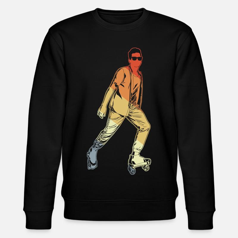 Rollkunstlauf - Stanley/Stella Unisex Bio-Sweatshirt CHANGER  - Schwarz