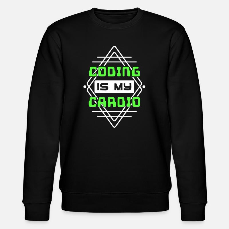 Developer Statement Code Skripting Webentwickler - Stanley/Stella Unisex Bio-Sweatshirt CHANGER - Schwarz