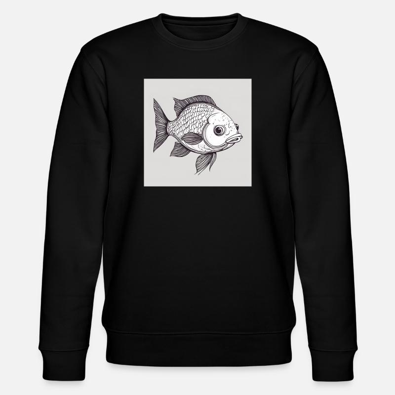 Poisson - Sweat bio CHANGER Stanley/Stella Unisexe - noir