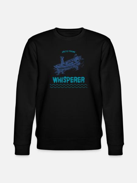 Arctic Fishing Whisperer - Stanley/Stella CHANGER Unisex Organic Sweatshirt - black