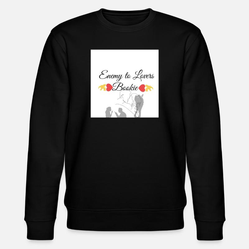 Enemy to lovers bookie design - Stanley/Stella Unisex Bio-Sweatshirt CHANGER  - Schwarz