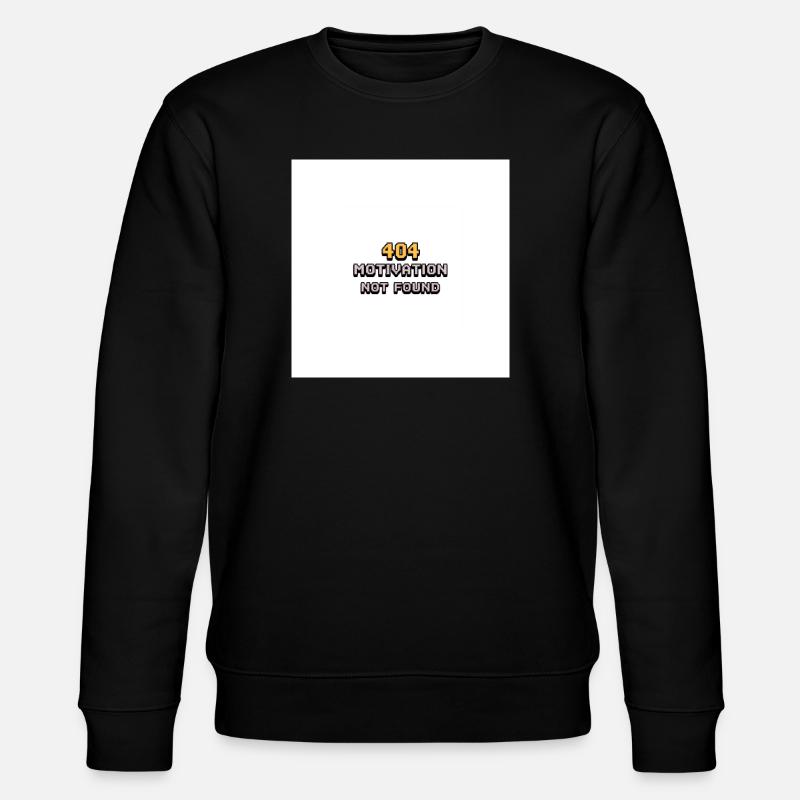 404 Motivation Not found  - Stanley/Stella Unisex Bio-Sweatshirt CHANGER  - Schwarz