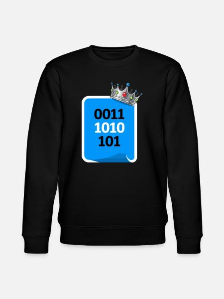 Binary King - Stanley/Stella CHANGER Unisex Organic Sweatshirt - black
