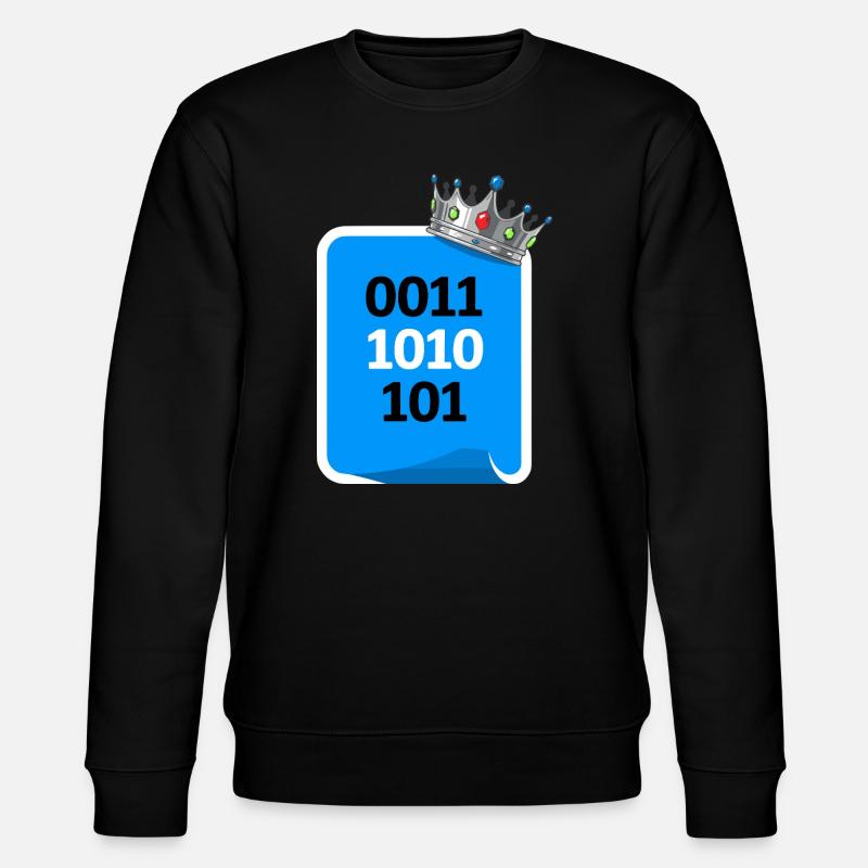 Binary King - Stanley/Stella CHANGER Unisex Organic Sweatshirt - black