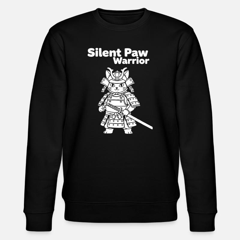 Silent Paws Samouraï - Sweat bio CHANGER Stanley/Stella Unisexe - noir