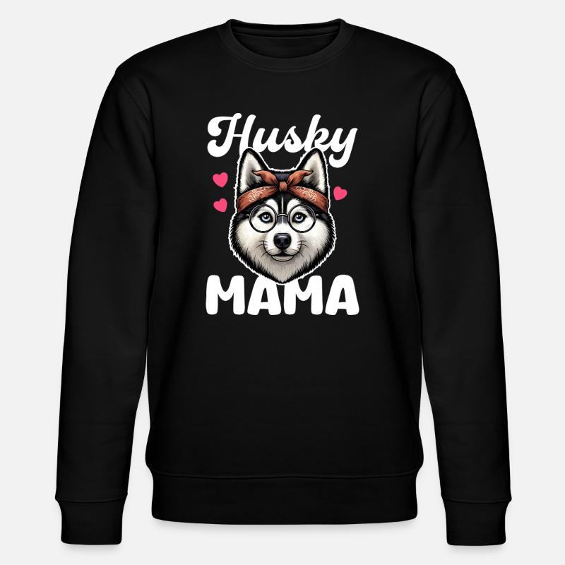 Husky Mama Lunettes Bandana - Sweat bio CHANGER Stanley/Stella Unisexe - noir