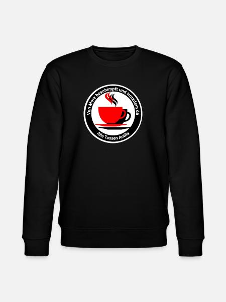 Alle Tassen Antifa - Stanley/Stella Unisex Bio-Sweatshirt CHANGER  - Schwarz