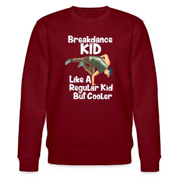Breakdance Hip Hop B-Boy Street Dance Art - Stanley/Stella Unisex Bio-Sweatshirt CHANGER  - Burgunderrot - Vorne - Nik (191cm) & Marisol (170cm)