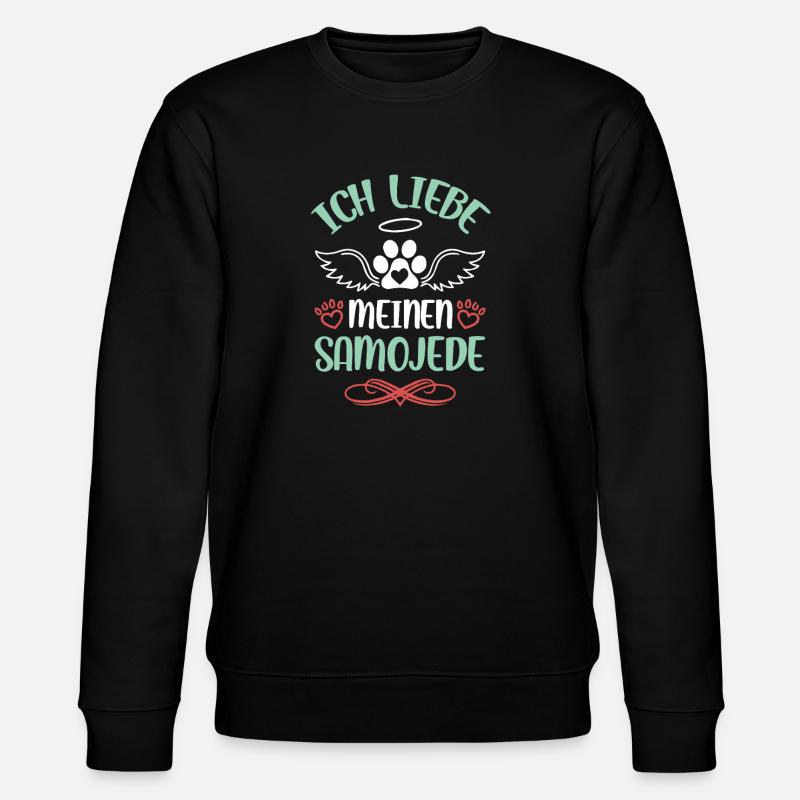 J’aime mon Samoyède - Sweat bio CHANGER Stanley/Stella Unisexe - noir
