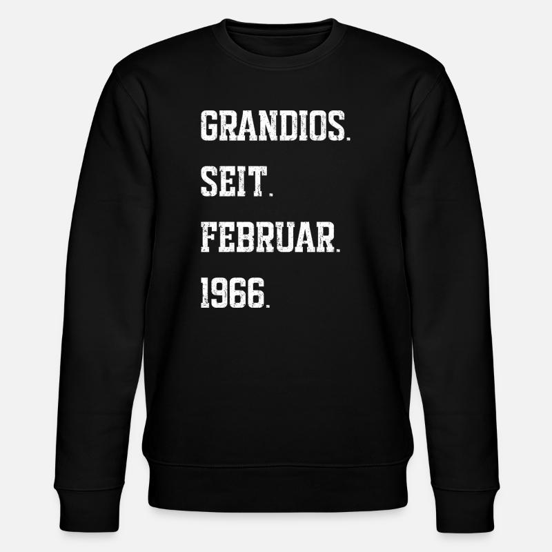 60e anniversaire février 1966 - Sweat bio CHANGER Stanley/Stella Unisexe - noir