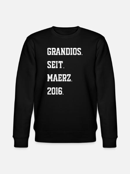 Anniversaire : mars 2016 - Sweat bio CHANGER Stanley/Stella Unisexe - noir