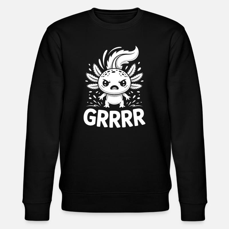 Grump Axolotl - Sweat bio CHANGER Stanley/Stella Unisexe - noir