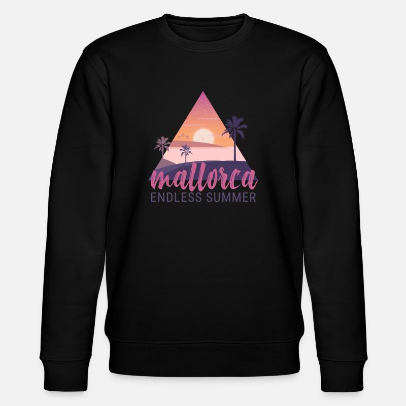 Mallorca Endless Summer Sunset - Stanley/Stella Unisex Bio-Sweatshirt CHANGER - Schwarz