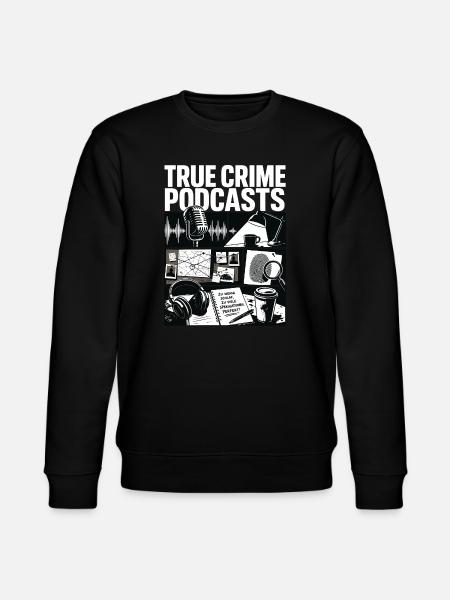 True Crime Podcast Ermittler - Stanley/Stella Unisex Bio-Sweatshirt CHANGER - Schwarz