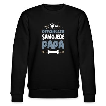 SAMOJEDE - Stanley/Stella Unisex Bio-Sweatshirt CHANGER  - Schwarz - Vorne - Nik (191cm) & Marisol (170cm)