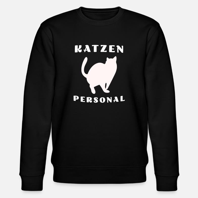 Katzenpersonal - Stanley/Stella Unisex Bio-Sweatshirt CHANGER - Schwarz