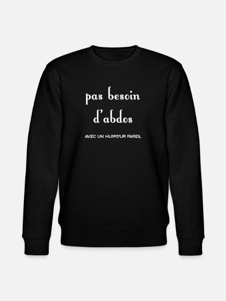 humour - Sweat bio CHANGER Stanley/Stella Unisexe - noir