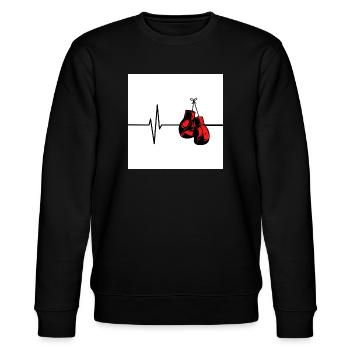 Adrenaline rush - Stanley/Stella CHANGER Unisex Organic Sweatshirt - black - Front - Nik (191cm) & Marisol (170cm)