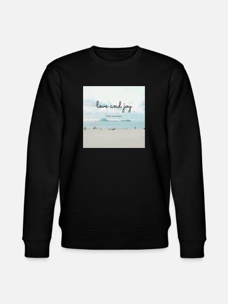 Love and joy - Stanley/Stella Unisex Bio-Sweatshirt CHANGER - Schwarz
