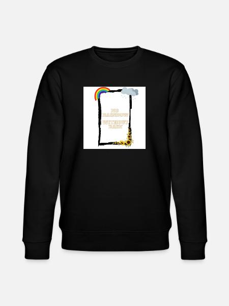 No Rainbow Without Rain - Stanley/Stella Unisex Bio-Sweatshirt CHANGER  - Schwarz