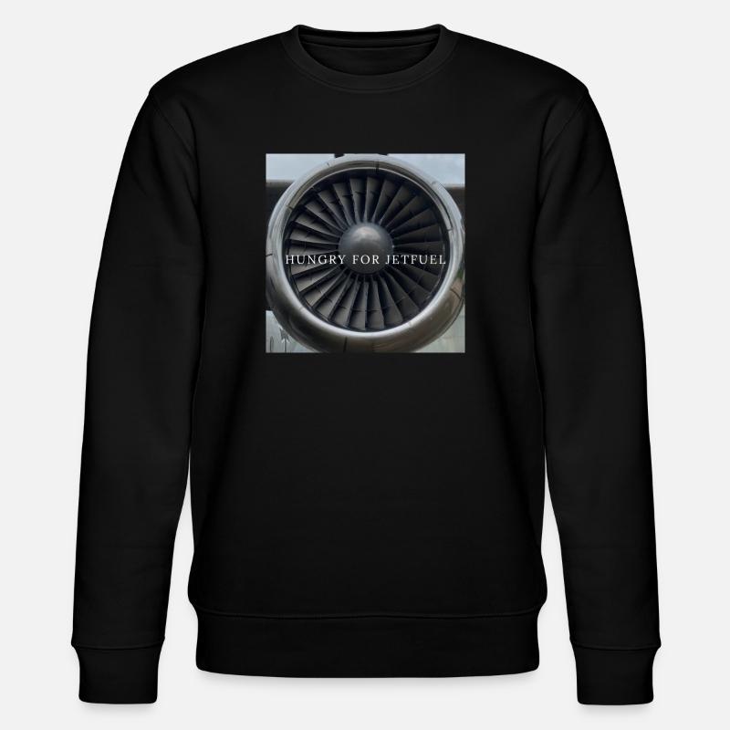 TURBINE FRONT - Stanley/Stella Unisex Bio-Sweatshirt CHANGER  - Schwarz