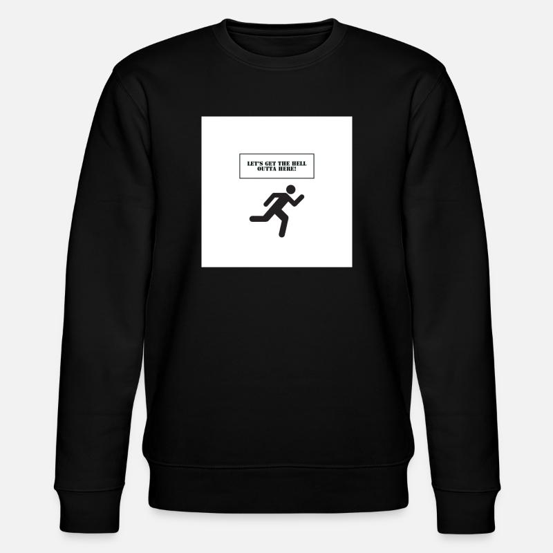 Courir! - Sweat bio CHANGER Stanley/Stella Unisexe - noir