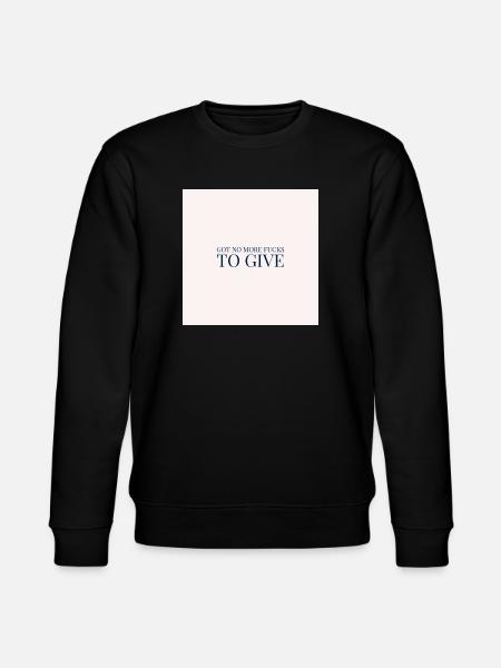 Got no more fucks to give - Ekologisk sweatshirt CHANGER unisex från Stanley/Stella - svart