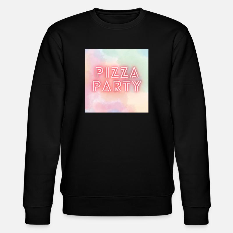 SOIRÉE PIZZA - Sweat bio CHANGER Stanley/Stella Unisexe - noir