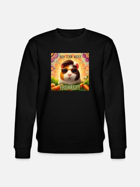 Meerschwein-Magic - Stanley/Stella Unisex Bio-Sweatshirt CHANGER - Schwarz