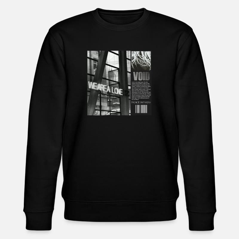 Dunkles Design - Stanley/Stella Unisex Bio-Sweatshirt CHANGER  - Schwarz