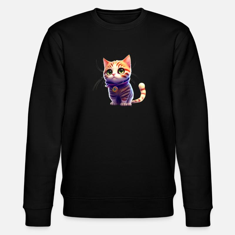 Chat - Sweat bio CHANGER Stanley/Stella Unisexe - noir