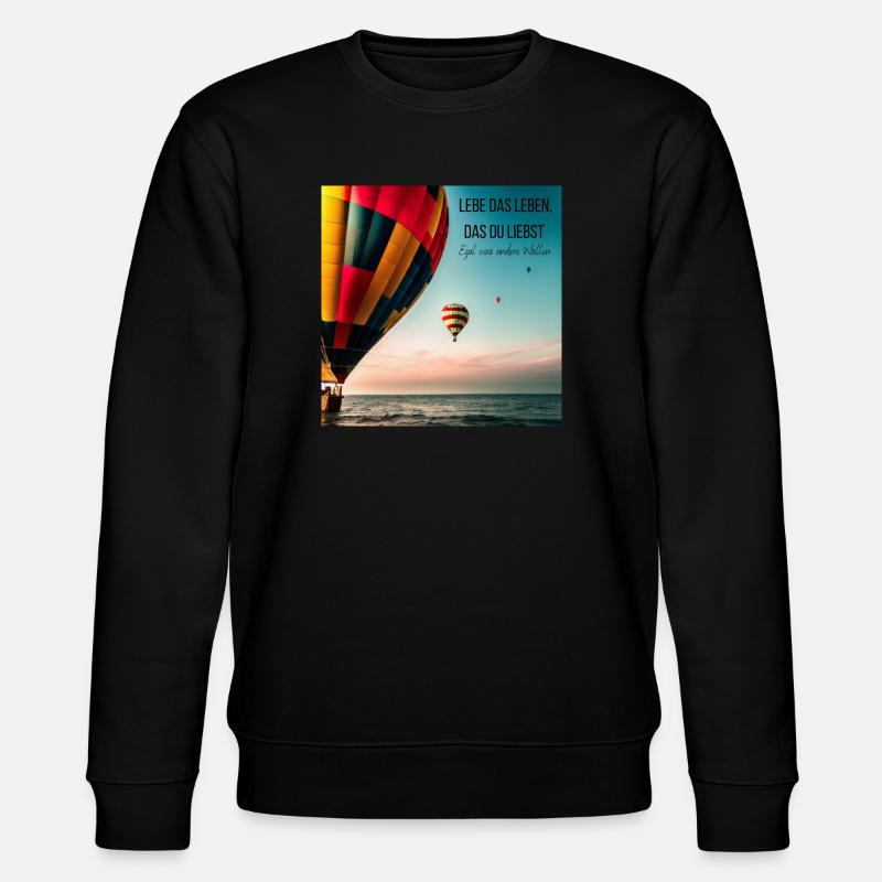 Motivation - Stanley/Stella Unisex Bio-Sweatshirt CHANGER  - Schwarz