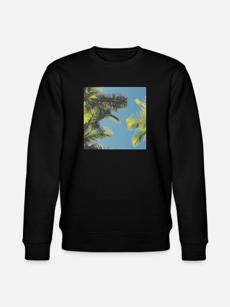 Palm Leaves - Stanley/Stella CHANGER Unisex Organic Sweatshirt - black