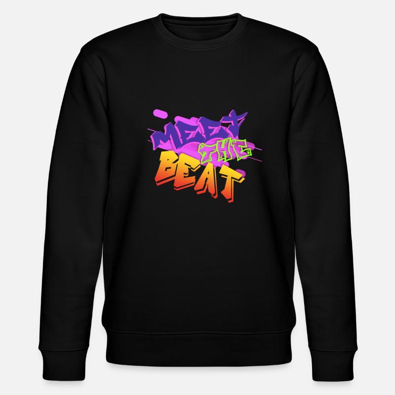 Breakdancer Graffiti - Stanley/Stella Unisex Bio-Sweatshirt CHANGER  - Schwarz