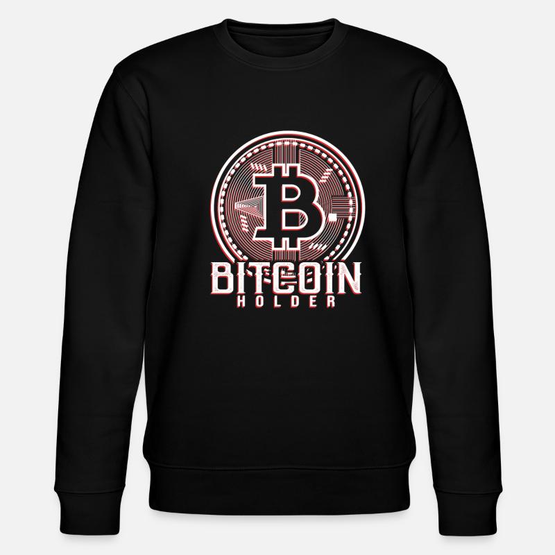 Bitcoin Design - Stanley/Stella CHANGER Unisex Organic Sweatshirt - black