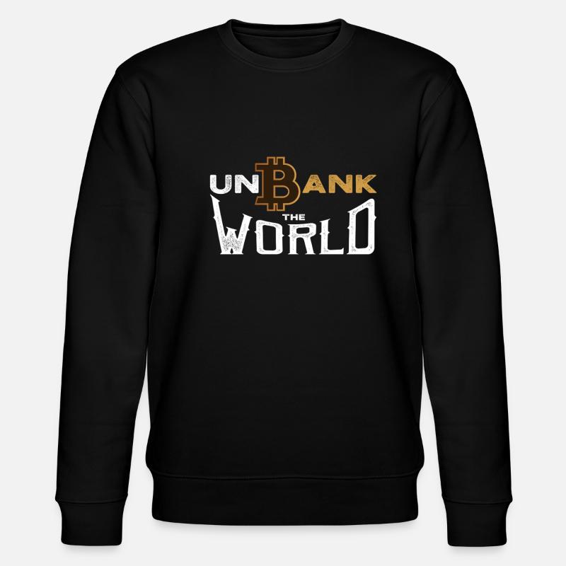 bitcoin welt wirtschaft - Stanley/Stella Unisex Bio-Sweatshirt CHANGER  - Schwarz