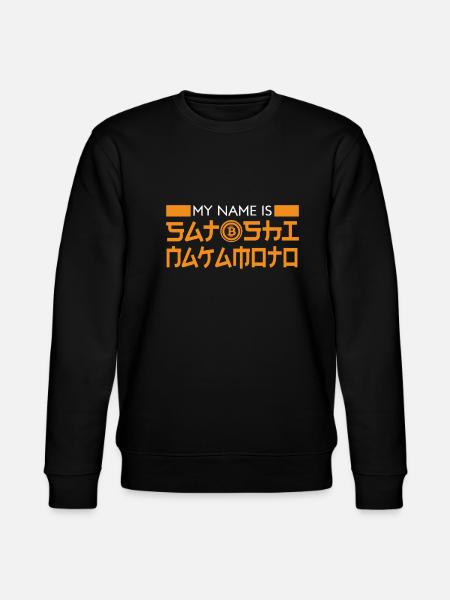 Satoshi Nakamoto BTC - Sweat bio CHANGER Stanley/Stella Unisexe - noir