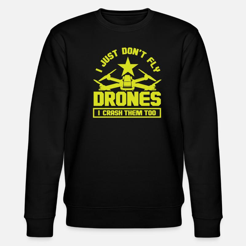 fpv drone pilot - Stanley/Stella CHANGER Unisex Organic Sweatshirt - black