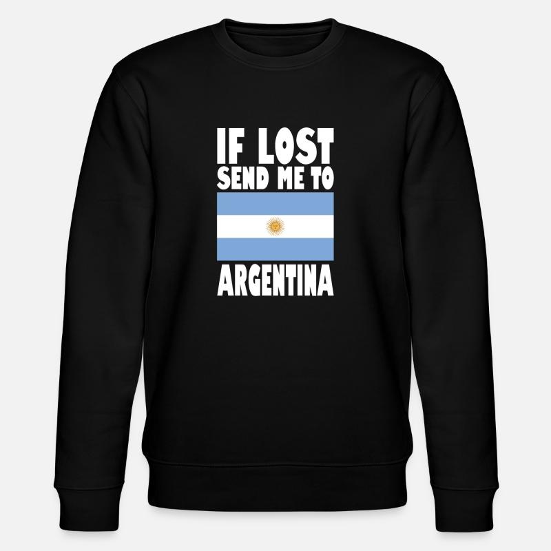 Drapeau de l’Argentine - Sweat bio CHANGER Stanley/Stella Unisexe - noir
