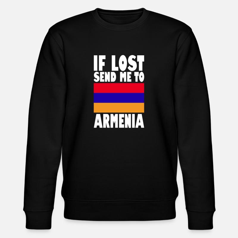 Drapeau de l’Arménie - Sweat bio CHANGER Stanley/Stella Unisexe - noir