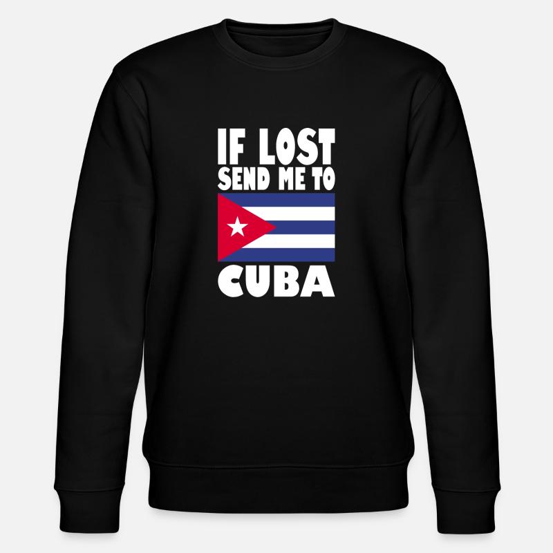 Drapeau de Cuba - Sweat bio CHANGER Stanley/Stella Unisexe - noir