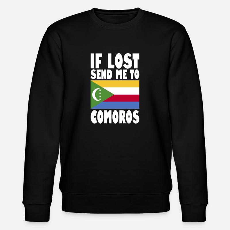 Le drapeau des Comores - Sweat bio CHANGER Stanley/Stella Unisexe - noir