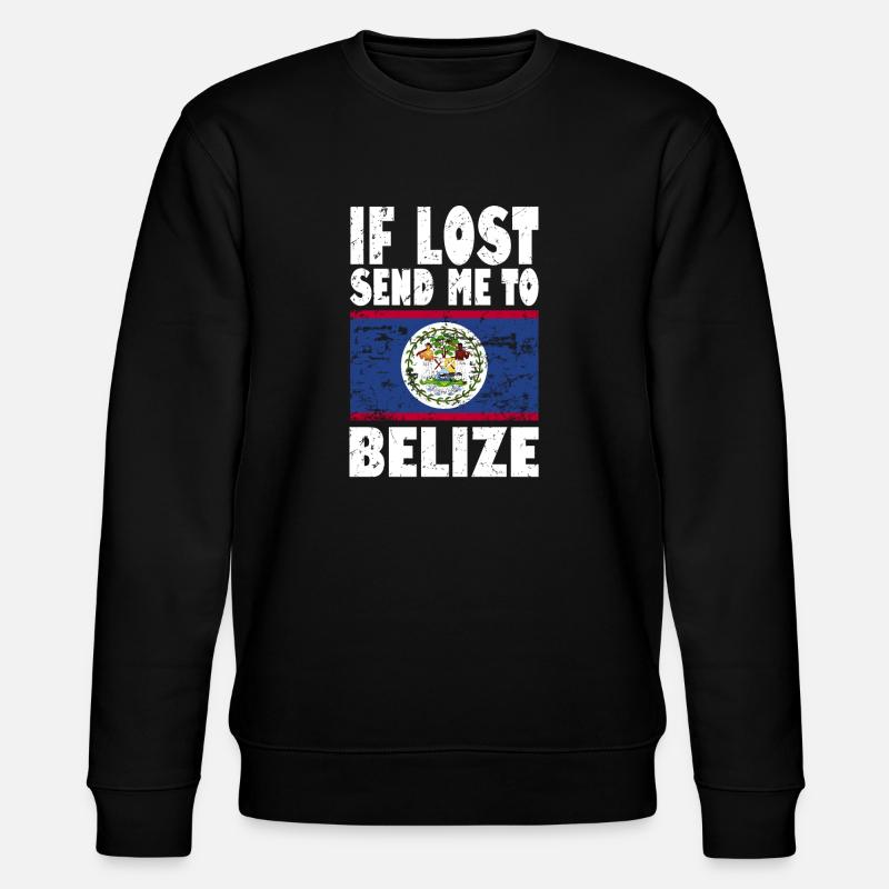 Drapeau du Belize - Sweat bio CHANGER Stanley/Stella Unisexe - noir