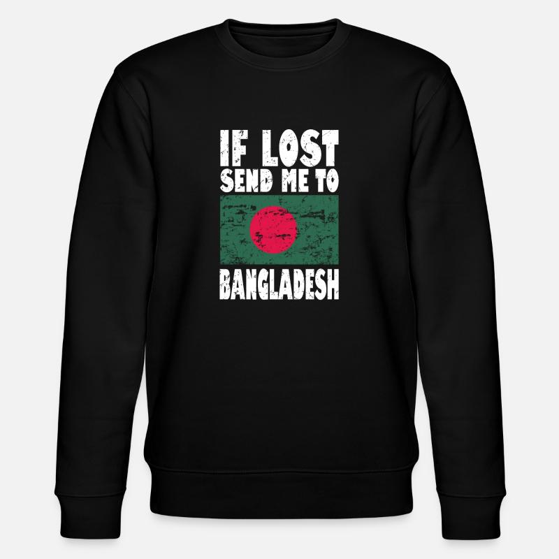 Drapeau du Bangladesh - Sweat bio CHANGER Stanley/Stella Unisexe - noir