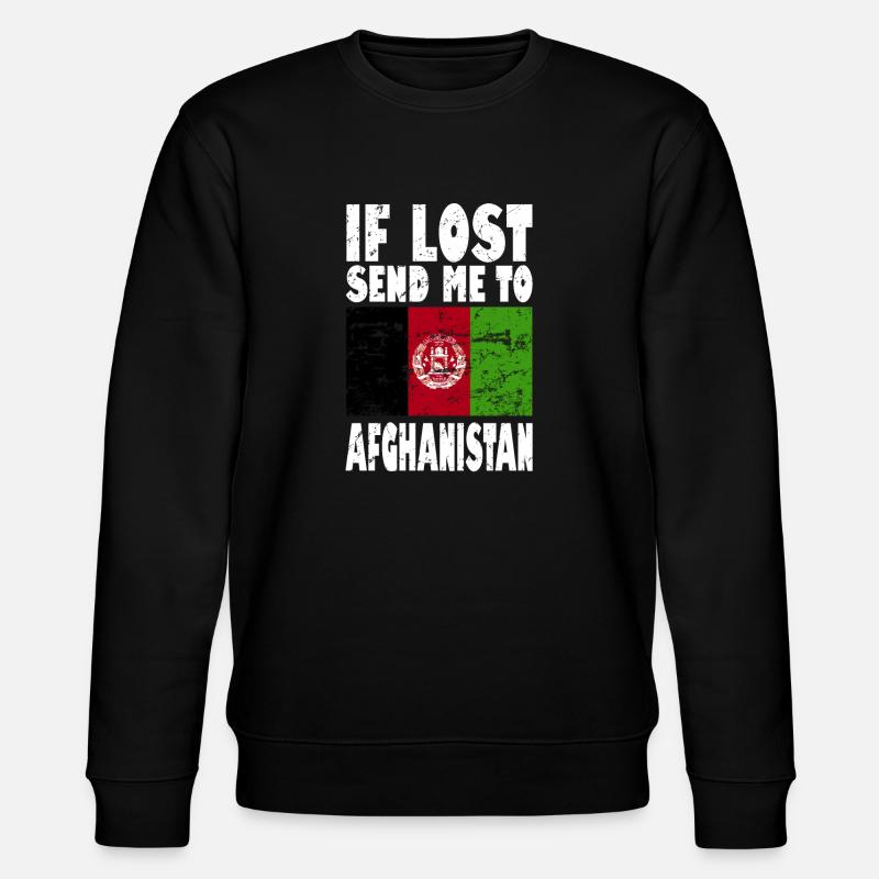 Slogan du drapeau afghan - Sweat bio CHANGER Stanley/Stella Unisexe - noir