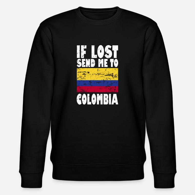Drapeau de la Colombie - Sweat bio CHANGER Stanley/Stella Unisexe - noir