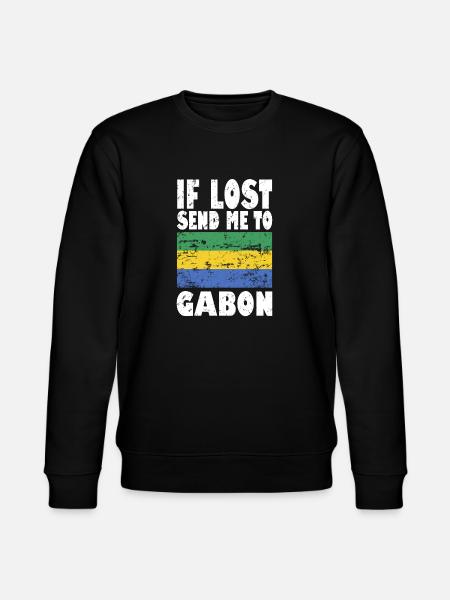 Drapeau du Gabon - Sweat bio CHANGER Stanley/Stella Unisexe - noir