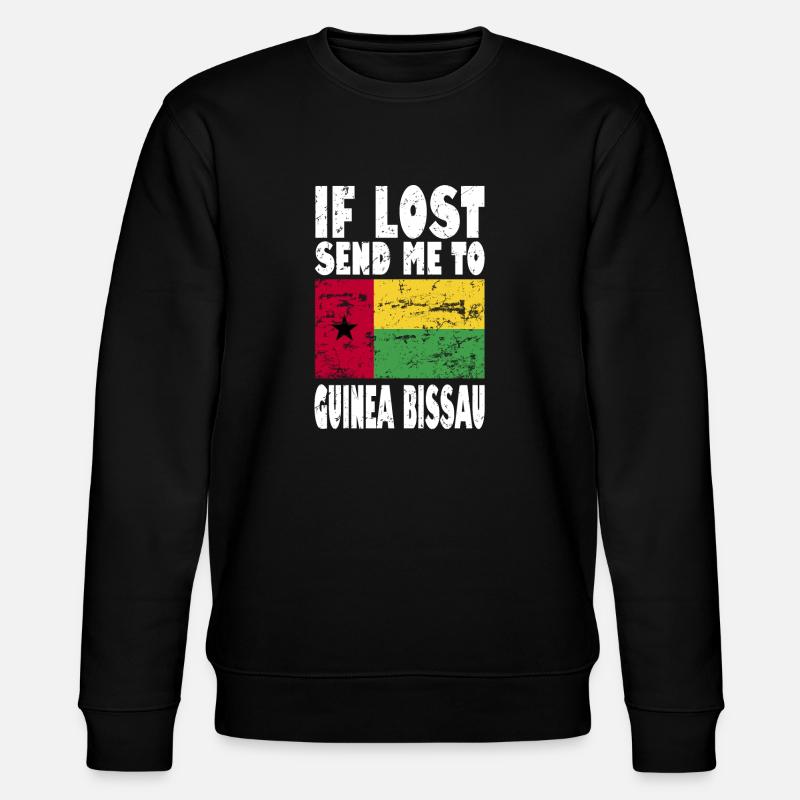 Drapeau de la Guinée-Bissau - Sweat bio CHANGER Stanley/Stella Unisexe - noir