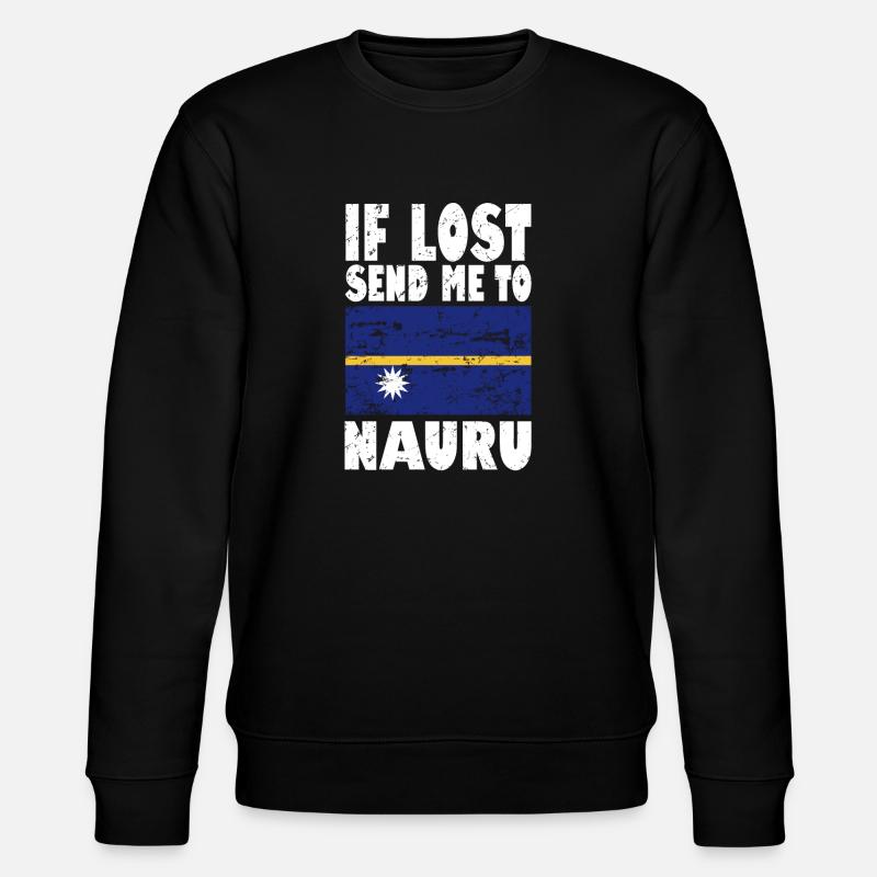 Drapeau de Nauru - Sweat bio CHANGER Stanley/Stella Unisexe - noir